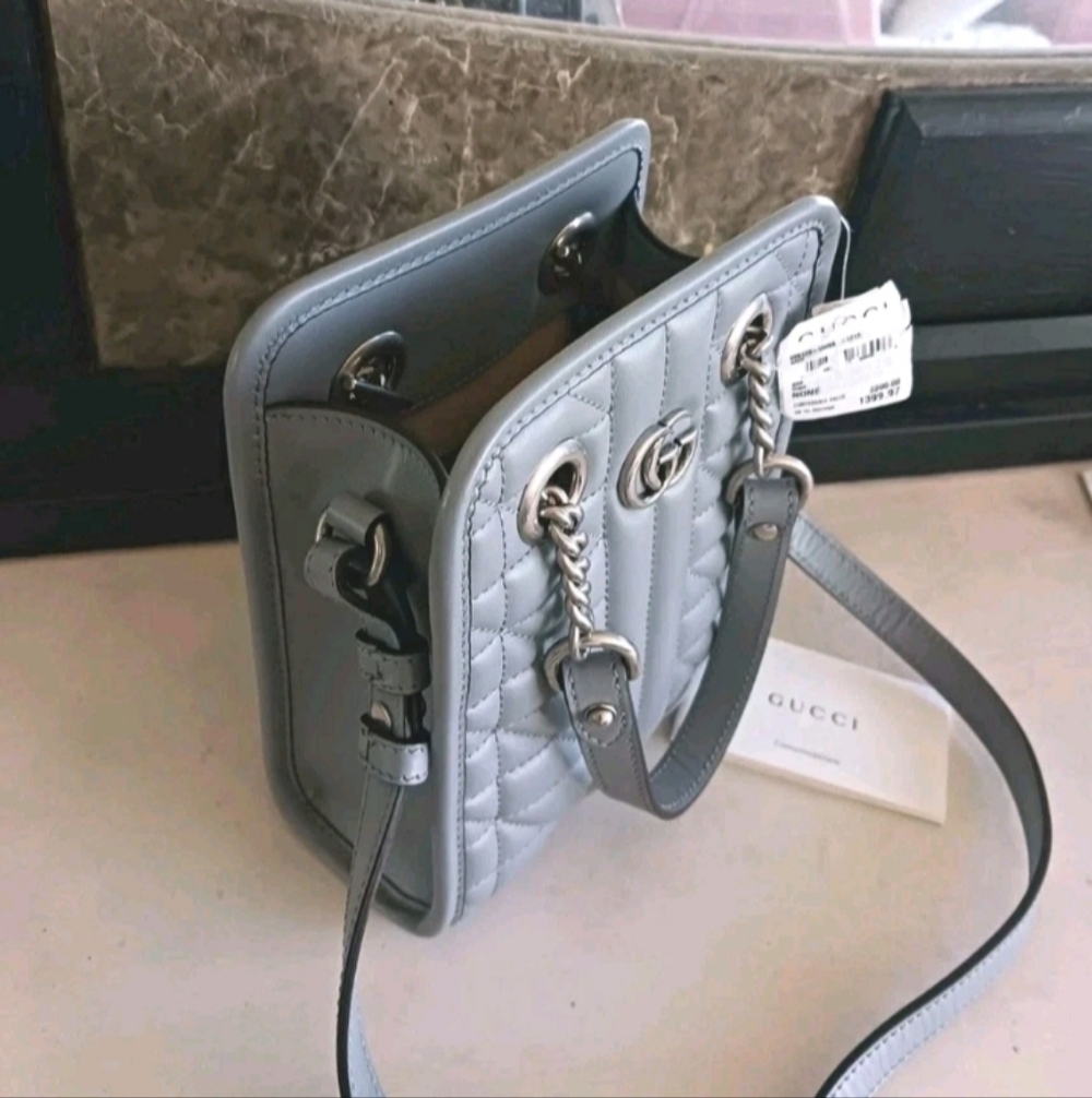 Gucci GG Marmont Crossbody Leather Handbag - Picture 3 of 11